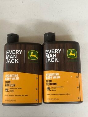 Every Man Jack Hydrating Body Wash — Iron Horizon (Orange) 2 Pack